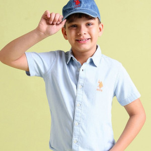 Boys Cotton Classic Opaque Casual Shirt