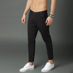 Men Black Sustainable Trousers